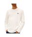 T-Shirt ecru homme tommy hilfiger badge-1