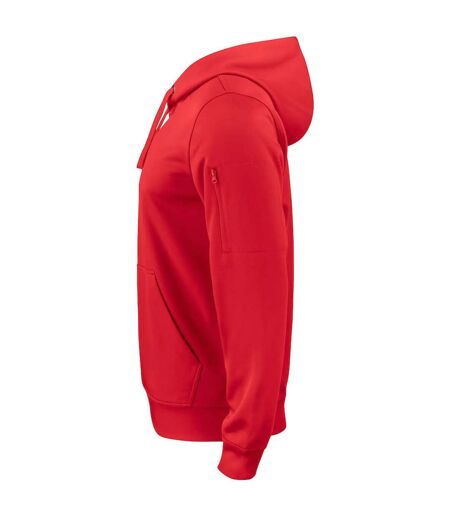 Unisex Adult Basic Active Pullover Hoodie Red Clique