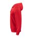 Unisex Adult Basic Active Pullover Hoodie Red Clique-3