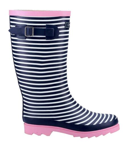 Cotswold Womens/Ladies Chilson Striped Galoshes (Blue/White/Pink) - UTFS10231