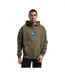 Sweat À Capuche Le Papillon Homme Kaki Mister Tee-1