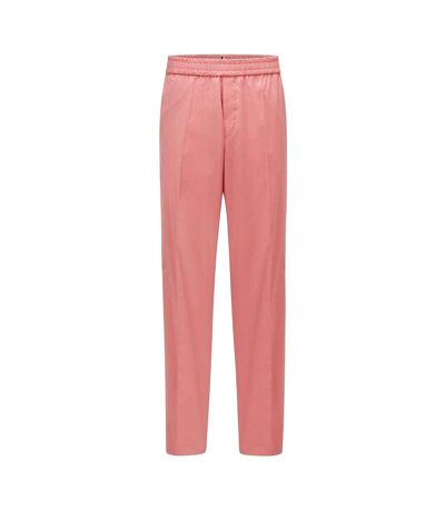 Mens F Fraye Trousers Pink Hugo Boss