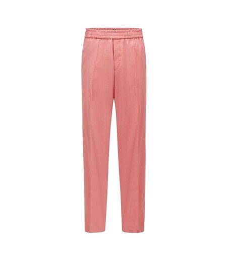 Mens F Fraye Trousers Pink Hugo Boss