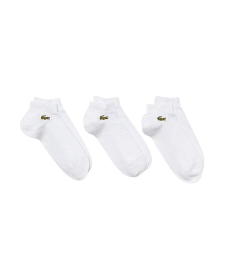 X3 paires chaussettes blanches homme lacoste ra4183 - 35/38