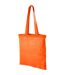 Bullet Carolina Cotton Tote (Pack of 2) (Orange) (15 x 16.5 inches)