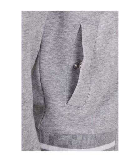 Veste De Survêtement College Femme Gris Blanc Urban Classics