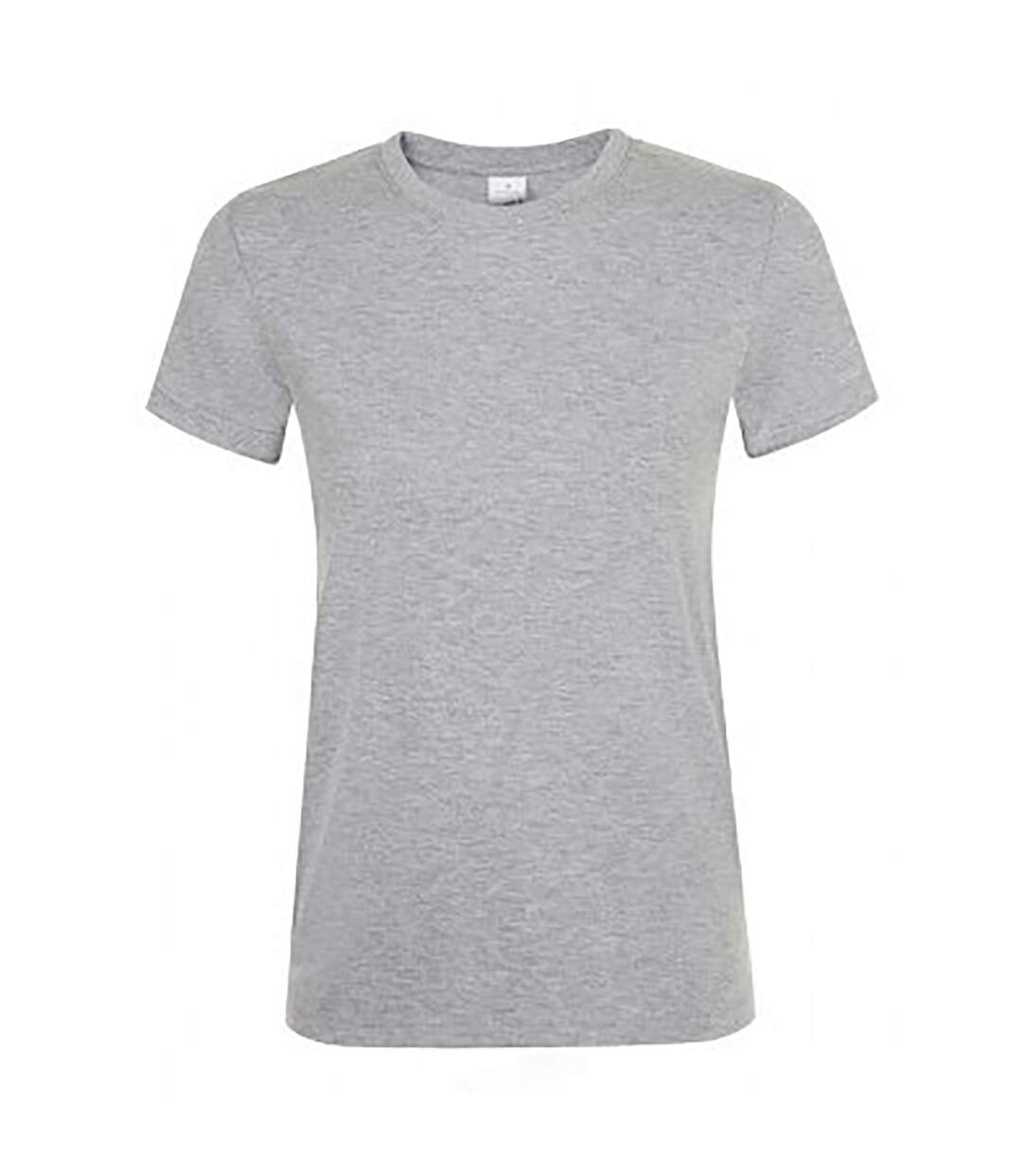 SOLS Womens/Ladies Regent Short Sleeve T-Shirt (Grey Marl) - UTPC2792