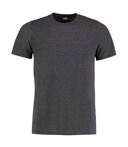 Mens superwash 60°c t-shirt dark grey marl Kustom Kit