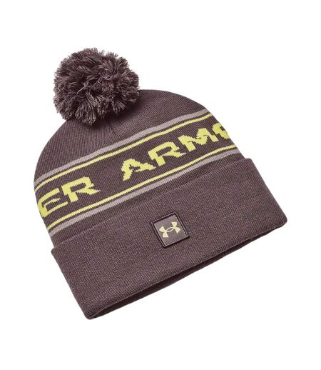 Mens Halftime Pom Pom Beanie Grey Under Armour