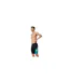 Mens Spliced Printed Endurance+ Jammer Shorts Turquoise Black Speedo-1