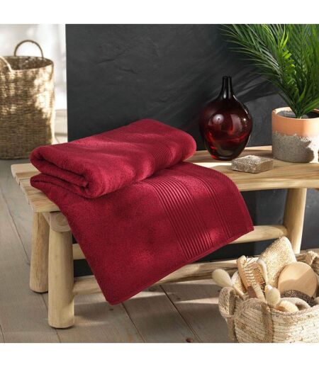 Drap de Bain Tendresse 90x150cm Rubis