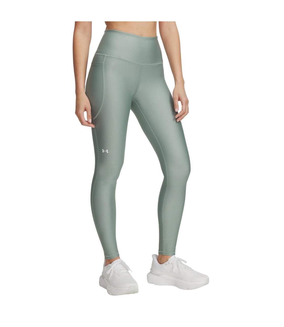 Collant Performance Femme Vert Blanc Under Armour-2