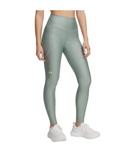 Collant Performance Femme Vert Blanc Under Armour