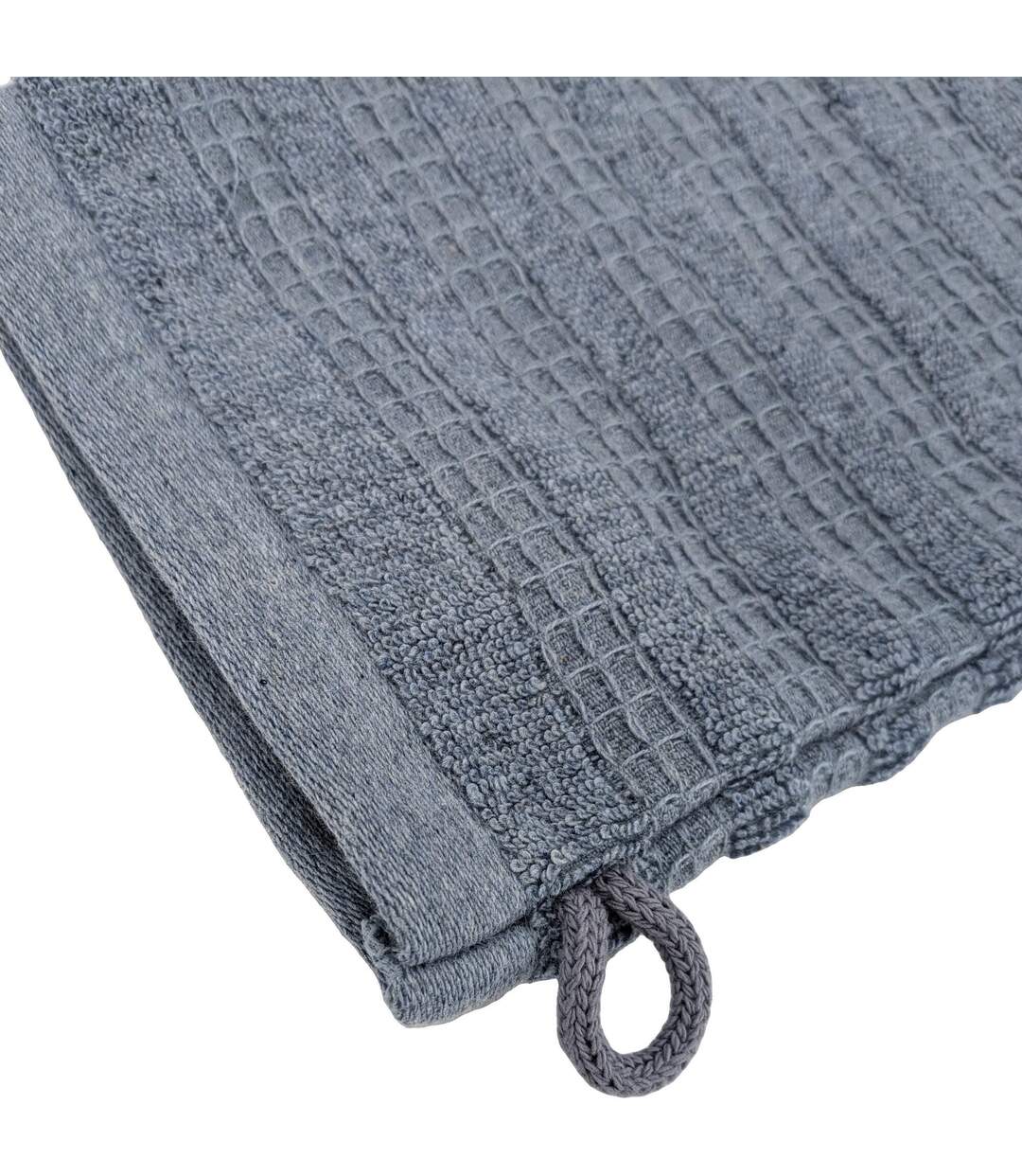 Gant de toilette collection DENIM A rayures-3