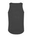 Mens tank top charcoal AWDis Cool