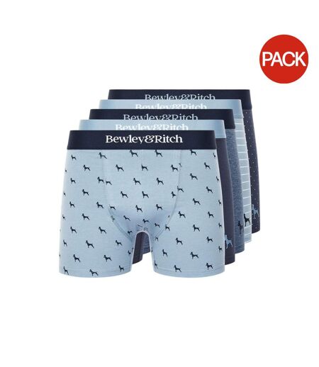 Pack of 5  Mens mirador boxer shorts  multicoloured Bewley & Ritch