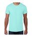 Mens fashion t-shirt periwinkle blue Anvil