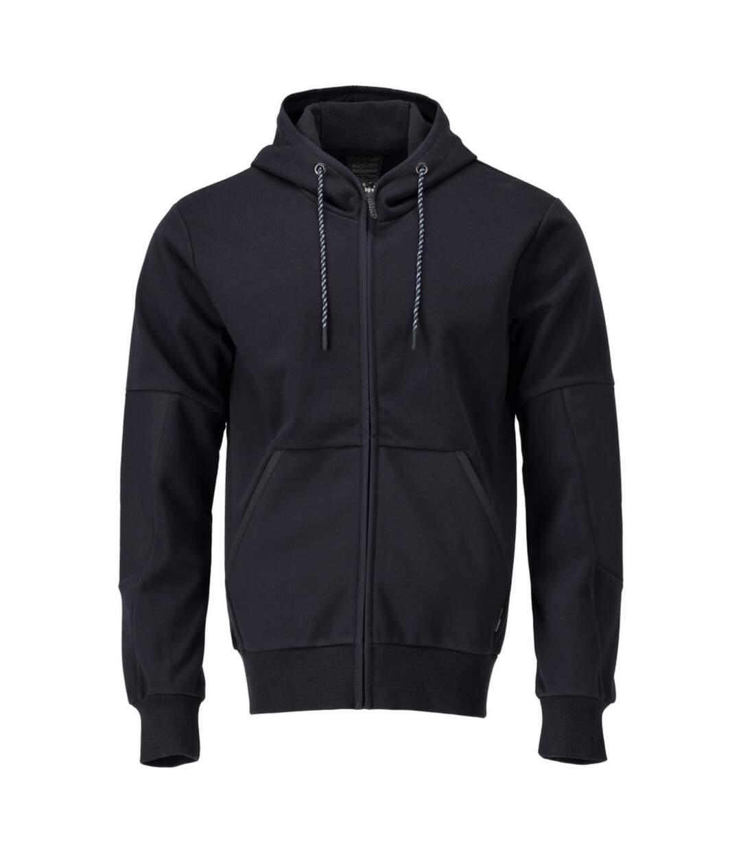Mens Customised Windproof Full Zip Hoodie Dark Navy Mascot-1