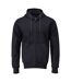 Mens Customised Windproof Full Zip Hoodie Dark Navy Mascot-1