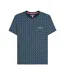 T-shirt Ss25 Homme Bleu Marine Basilic Lambretta-2