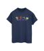 Disney Femme/Les femmes La petite sirène sous la mer - T-shirt boyfriend en coton (Bleu marine) - UTBI31176-1
