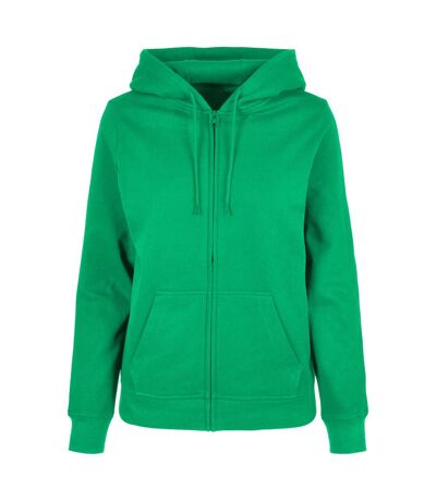 Veste à capuche basic femme vert gazon Build Your Brand