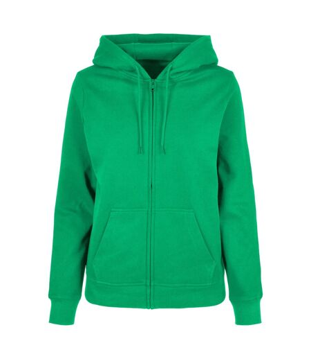 Veste à capuche basic femme vert gazon Build Your Brand