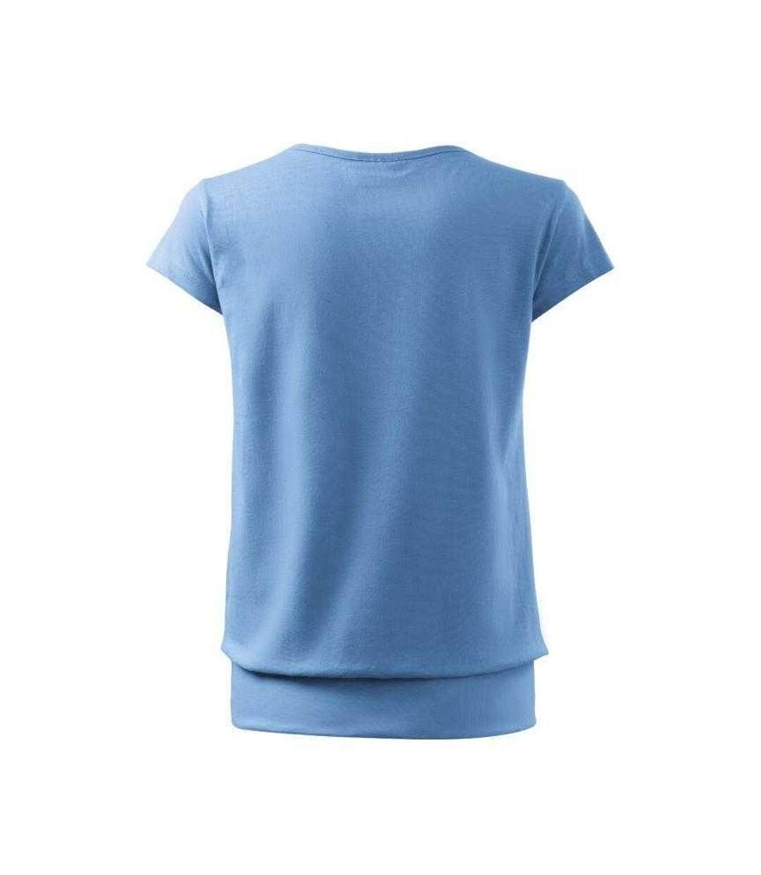 T-shirt City Femme Bleu Malfini-2