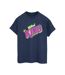 Disney Womens/Ladies The Lion King Classic King Cotton Boyfriend T-Shirt (Bleu marine) - UTBI29518-1