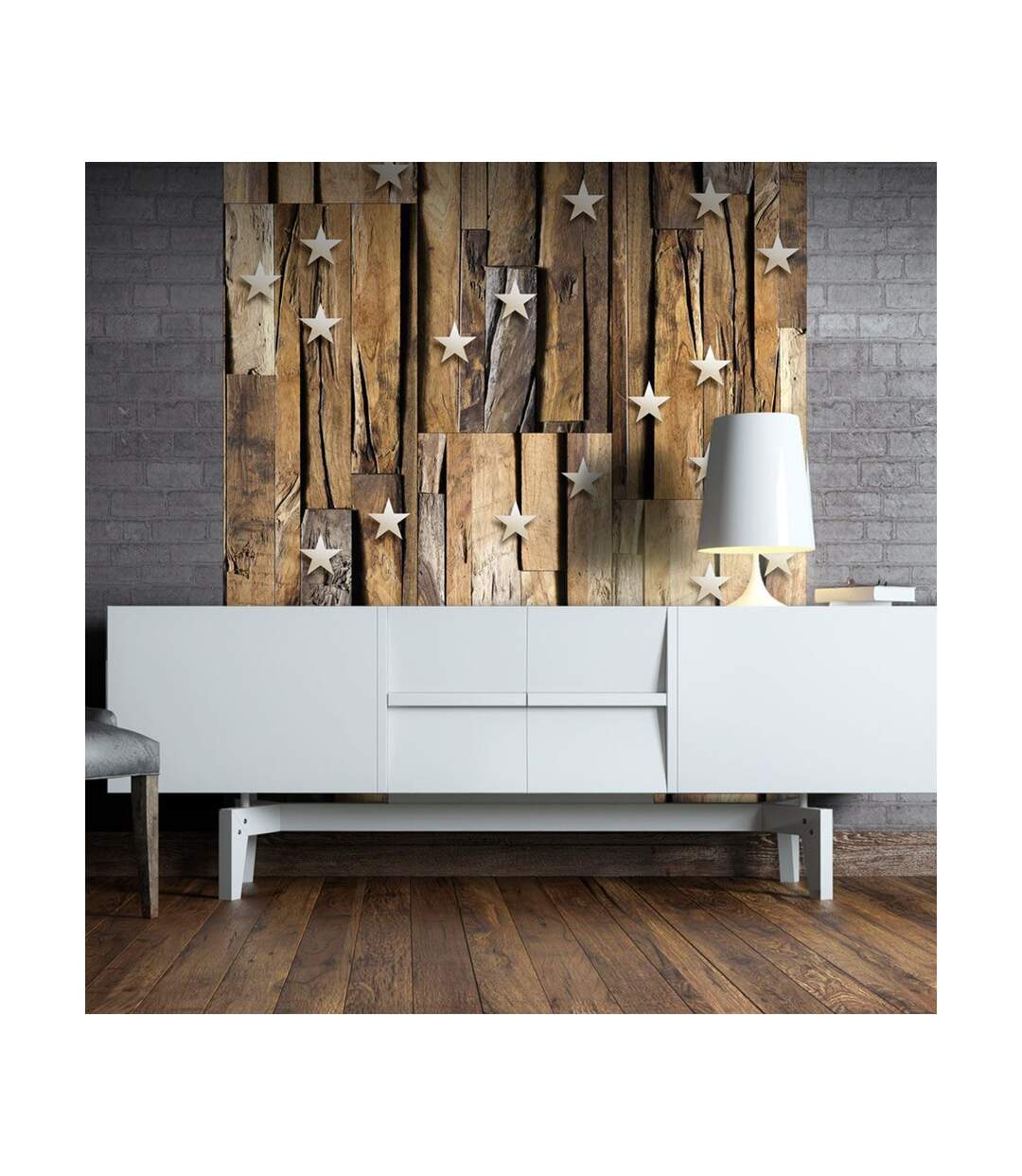 Papier Peint Wooden Constellation 50x1000cm-1