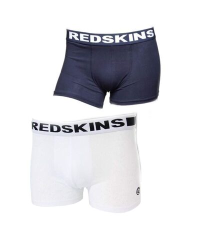 Pack de 2 Boxers marine/blanc homme Redskins