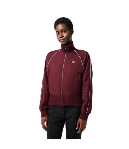 Veste De Survêtement Sport Femme Bordeaux Lacoste