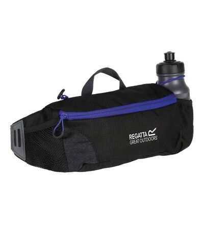 Regatta Blackfell III Hip Pack With Bottle (Black/Surfspray) (One Size)