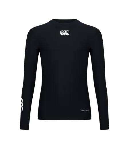 Womens/ladies Thermoreg Long-sleeved Top Black Canterbury