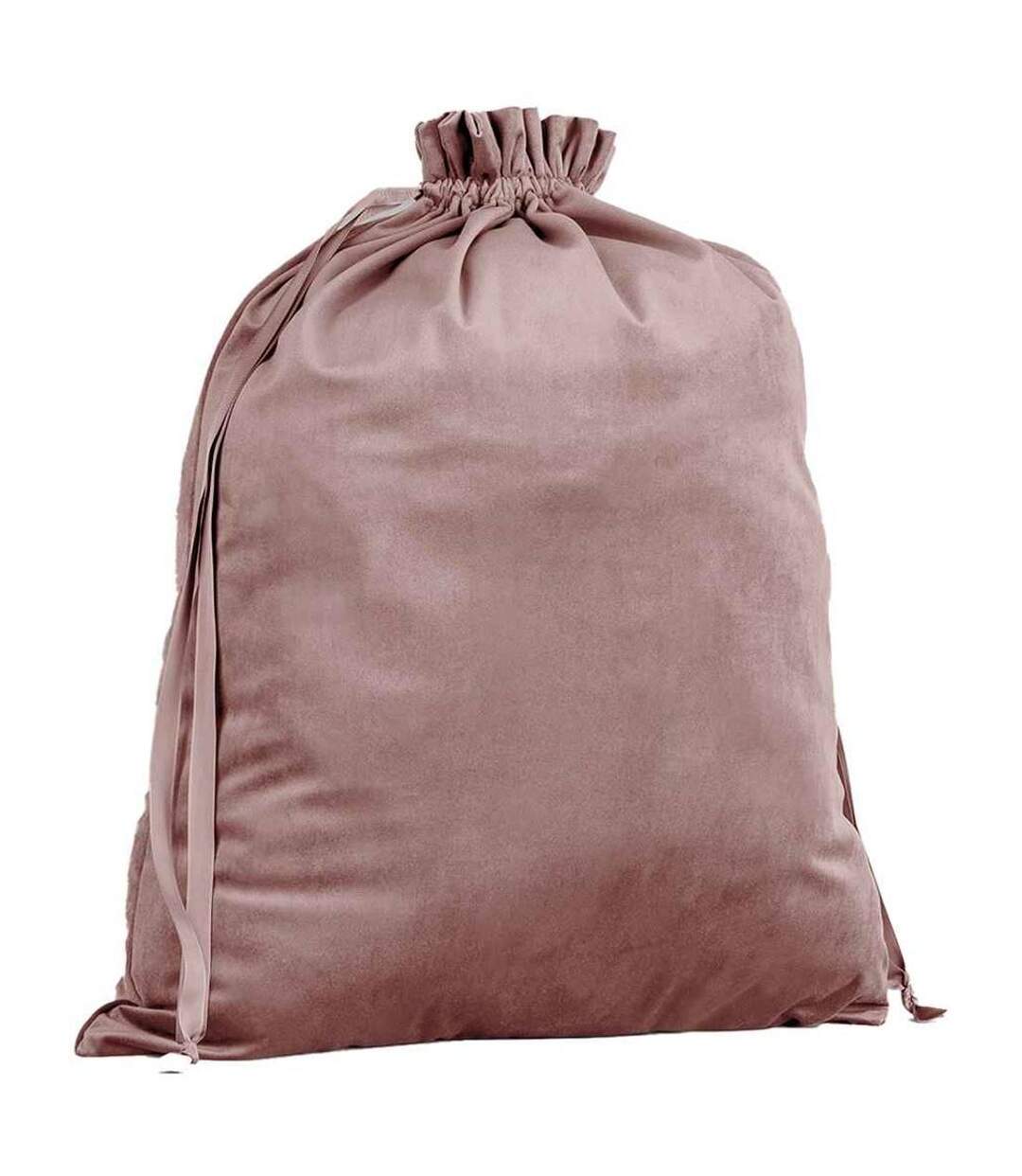 Plain velvet gift bag 44cm x 36cm rose quartz Bagbase-1