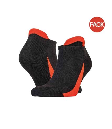 Chaussettes de sport homme noir / rouge Spiro