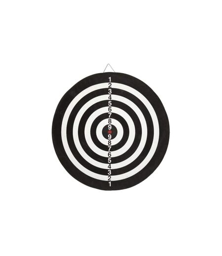 Jeu de Fléchettes 1 Cible 38cm Noir & Vert