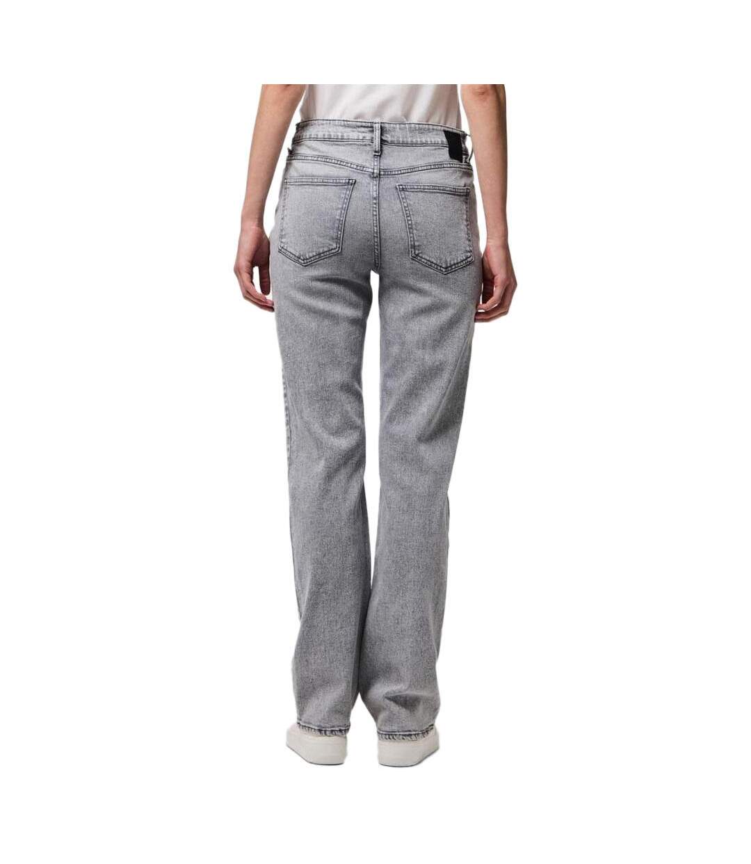 Jean droit gris femme pieces kellys-2