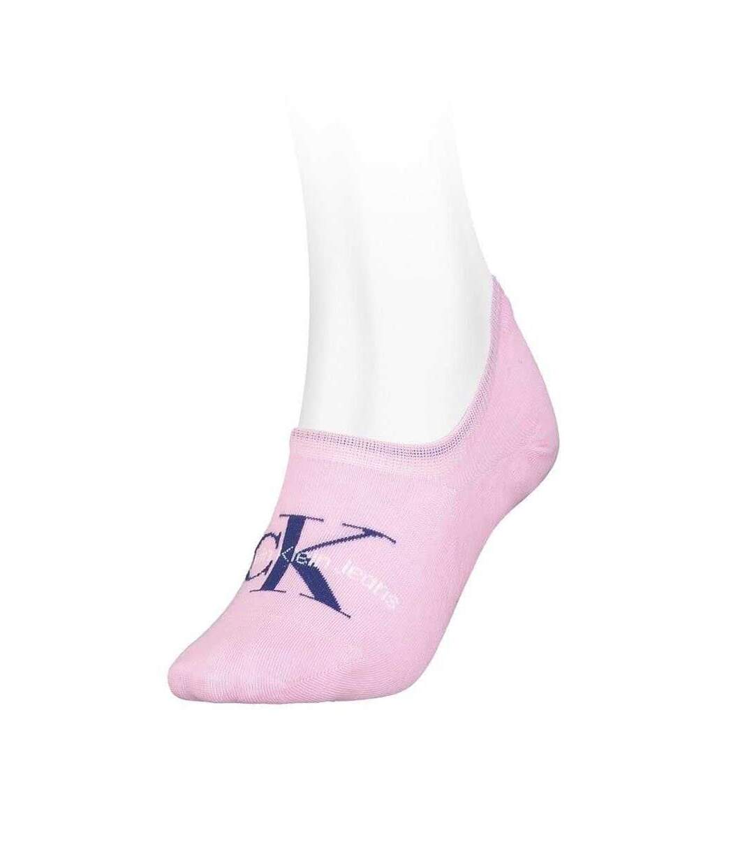 Socquettes Discrètes Footie Femme Rose Calvin Klein-2