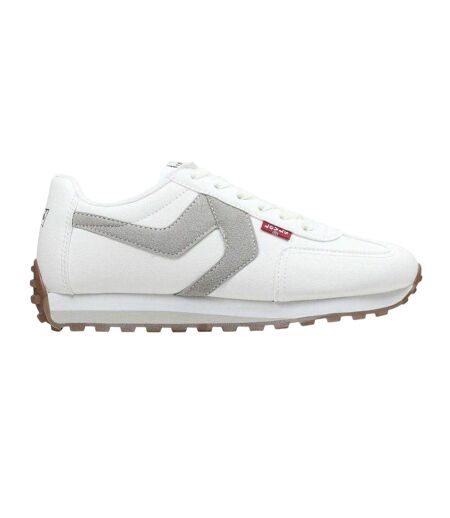 Baskets Femme Blanc Beige Gris Levis