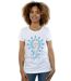 Disney T-shirt en coton Femme/Femme Frozen Elsa Snowflake (Blanc) - UTBI22057-2
