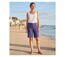 MAYFLOWER Bermuda en coton stretch Marine : confort et détails scintillants-5