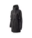 Womens/ladies Leonia Light Coat Black Iguana-3