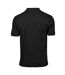 Tee Jays Mens Cotton Pique Polo Shirt (Black)