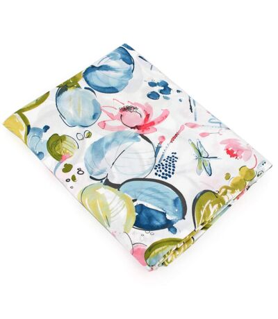Drap plat percale de coton NENUPHAR