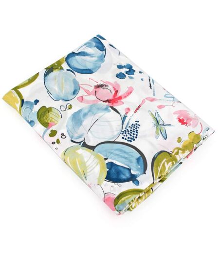 Drap plat percale de coton NENUPHAR