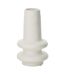 Vase Déco en Argile Lyra 32cm Blanc-1