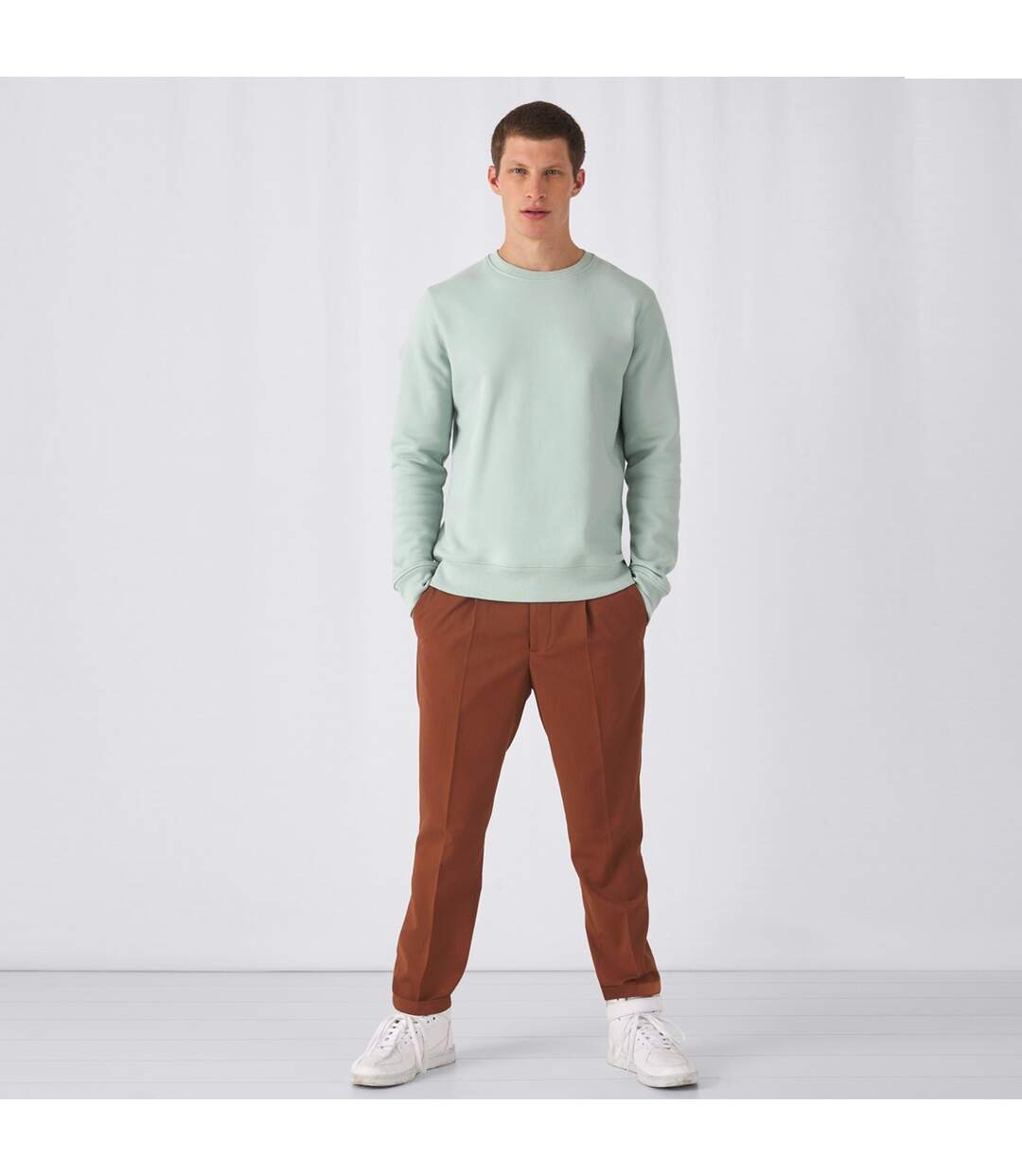 B&C Sweatshirt King pour hommes (Menthe) - UTRW7909