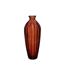 Vase Design en Verre Candy 29cm Ambre