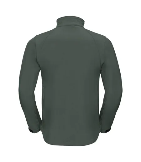 Veste Softshell Résistante À L'eau Et Au Vent Pour Hommes Vert Russell